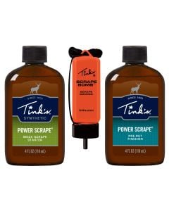 Tinks Power Scrape All-Season Kit Scent & Pre-Rut Finisher Scent (4 oz Bottles)