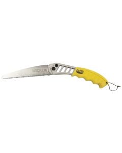 Wicked Tree GearTough Utility Folding Saw 7" High Carbon Steel Blade/Yellow Overmold Aluminum Handle