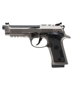 Beretta USA 92X PCO Full Size Frame 9mm Luger 15+1, 4.90" Black Barrel, Gray Nistan Optic Ready/Serrated Steel Slide 