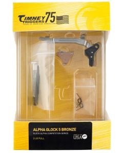 Timney Triggers Alpha Competition Bronze Straight Trigger Glock 17 Gen5 Glock 19 Gen5 Glock 44 Gen5