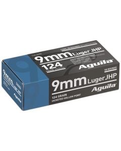 Aguila Persona Defense 9mm Luger 124 gr Jacketed Hollow Point 50/Box