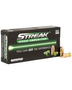 Ammo Inc Streak Visual (GREEN) 380 ACP 100 Gr. Total Metal Case (TMC) 50/Box