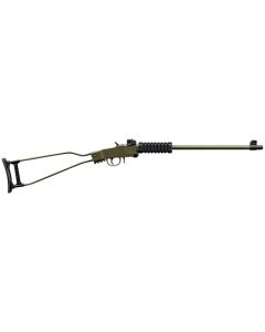 Chiappa Firearms Little Badger .22LR 16.50" 1rd OD Green Metal Finish Underfolding Wire Stock Adjustable Sights 500266