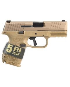 FN 509C Bundle 9mm Luger Pistol 3.70" FDE 66101644