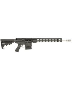 Great Lakes Firearms AR-10 .308 Win Rifle 20+1 18" Stainless Alum Rec M-LOK Handguard Adj Stock Pic Rail Brake GL10308SS BLK