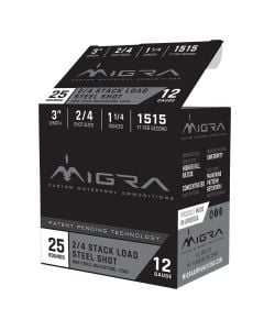 Migra Ammunitions Combinational 12 GA 3" 1-1/2 oz. 4/6 Shot 25/Box