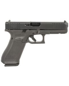 Glock G17 Gen5 9mm Luger 4.49" 10+1 Interchangeable Backstraps No Finger Grooves Black UA175S201