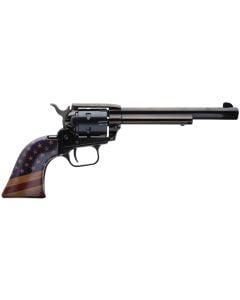 Heritage Mfg Rough Rider US Flag 22 LR Revolver 6.50" 6 Shot Black Oxide RR22B6GOLDUSA