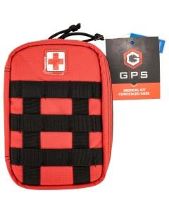GPS Bags Medical Concealed Case Red