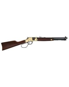 Henry H006GCR Side Gate Carbine 45 Colt (LC) 7+1 16.50" Blued Octagon Barrel, Polished Brass Rec, American Walnut Stock, Adj. Sight, Large Loop Lever