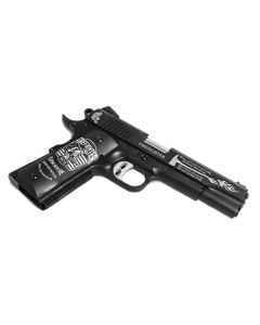Fusion 1911 Reaction Firefighter Tribute 45 ACP Pistol 5" Black Engraved 1911REACTION45F 