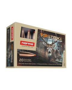 Norma Dedicated Hunting Tipstrike 280 Rem 160 Gr. Polymer Tip 20/Box