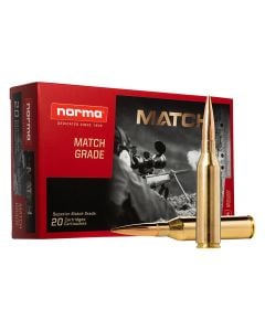 Norma Dedicated Precision Golden Target Match 300 Norma Mag 230 Gr. Hollow Point Boat Tail 20/Box
