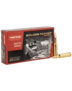 Norma Dedicated Precision Golden Target Match 6.5 Creedmoor 143 Gr. BTHP 20/Box