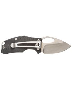 Smiths Products Lil Choncho  2.20" Folding Drop Point Plain Polished 400 SS Blade/Black G10 Handle
