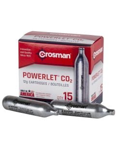 Crosman Powerlet CO2 Cartridges 12 Grams 15/Pack