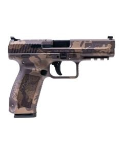 Canik TP9SF 9mm Luger Pistol 4.46" Woodland Bronze Camo