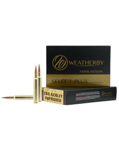 Weatherby Select Plus 280 Ackley Improved 150 Gr. Swift Scirocco 20/Box