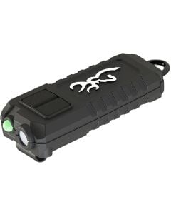 Browning Trailmate USB Rechargeable Keychain/Cap Light Black White/Green 360 Lumens