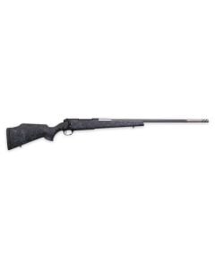 Weatherby Mark V Accumark 7mm PRC Rifle 3+1 24" Threaded/Fluted Stainless Barrel Gray Webbed Black Monte Carlo Stock MAM01N7MMPR8B 