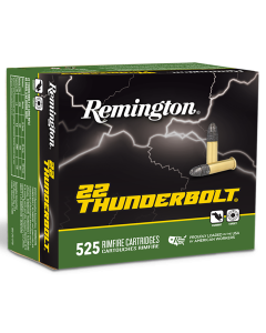Remington Ammunition Thunderbolt 22 LR 40 gr 525 Per Box