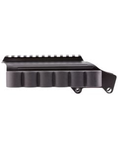 TacStar Sidesaddle Rail Mount Shotgun 12 Gauge Black Polymer w/Aluminum Mounting Plate Rail for Remington 