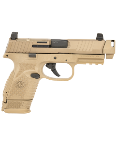 FN 509C MRD 9mm Pistol 15+1 4" Barrel w/FN Comp Suppressor Height Sights Optic Cut Interchangeable Backstraps DAO FDE 66101794