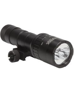 Nightstick Dual-Beam Long Gun Light Kit with IR Illuminator Black Anodized Hardcoat 1100 Lumens White LED 940 nM Infrared