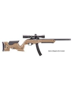 Archangel Precision Stock  Desert Tan Synthetic Fixed with Adjustable Cheek Riser for Ruger 10/22