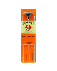 Hoppe's Cleaning Rod  Aluminum All-Caliber Rifle Firearm 34.50" Long Includes 2 Nylon Rod End Accessories