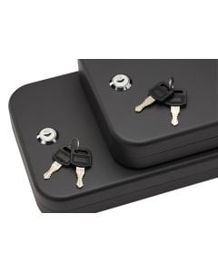 SnapSafe Lock Box 2XL Key Entry Black Steel 11.50 L x 8.50" W x 2.50" D 2pk"