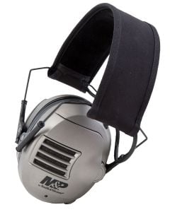 M&P Accessories Alpha Electronic Muff 23 dB Over the Head Gray Ear Cups for Adults 