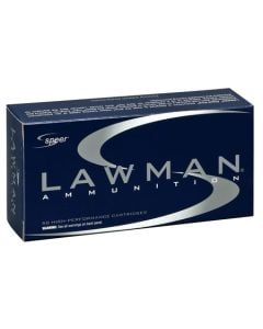 Speer Ammo Lawman Clean Fire 40 S&W 180gr TMJ 50rd Box