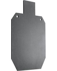 Champion Targets Center Mass  Pistol/Rifle Gray AR500 Steel IPSC Silhouette 0.38" Thick Hanging