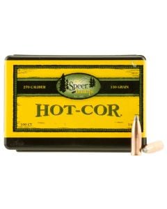 Speer Hot-Cor 270 Win .277 130 gr Spitzer Soft Point 100 Per Box