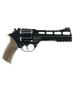 Chiappa Firearms 340167 Rhino 60DS 9mm Luger 6rd 6" Blued Cylinder Black Steel Barrel Black Anodized Aluminum Frame with Walnut Grip