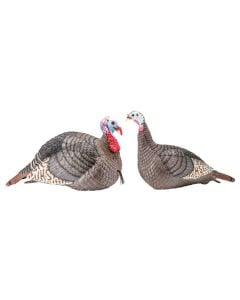 HS Strut Strut-Lite Jake & Hen Combo Wild Turkey Species Multi Color Synthetic