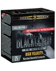 Federal Black Cloud FS High Velocity 12 GA 3" 1-1/8 oz. 3 Shot 25/Box