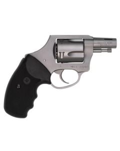 Charter Arms 74429 Bulldog Boomer 44 S&W Spl Caliber with 2" Barrel, 5rd Capacity Cylinder, Overall Matte Stainless Steel Finish, Hammerless Frame & Finger Grooved Black Rubber Grip