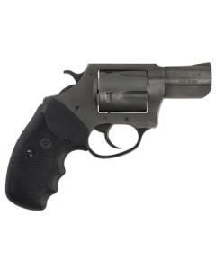 Charter Arms 69920 Pitbull  9mm Luger Caliber with 2.20" Barrel, 5rd Capacity Cylinder, Overall Black Nitride+ Finish Stainless Steel & Finger Grooved Black Rubber Grip