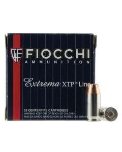 Fiocchi 45XTP25 Extrema Pistol Ammo 45 ACP, XTP JHP, 230 Gr, 900 fps