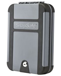 SnapSafe TrekLite Lock Box XL Key Entry Gray Polycarbonate Holds 1 Handgun 10 W x 7" H x 2" D"