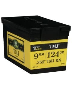 Speer Value Pack 9mm .355 124 Gr. Total Metal Jacket 600/Box