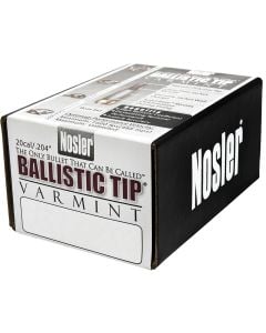 Nosler Ballistic Tip Varmint Bullet .20 Cal. 40 Gr. .204" Spitzer