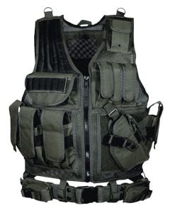 UTG Tactical Vest OSFA Black Polyester