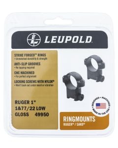 Leupold Ringmounts Matte Black Ruger No.1/77/11 1" High