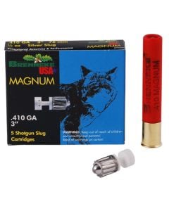 Brenneke Magnum 410 Ga 3" 1/4 oz 437 Gr.1755 fps Slug 5/Box