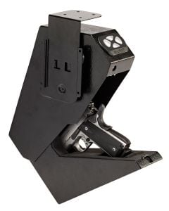 SnapSafe Drop Box Keypad Vault Keypad/Key Entry Black Steel Holds 1 Handgun 13.50 H x 7.50" W x 3.60" D"