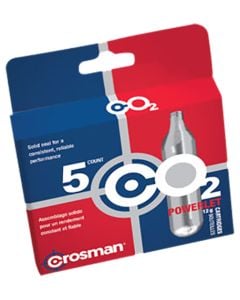 Crosman Copperhead CO2 Cartridges 12 Gm 1 Pk of 5 Cylinders