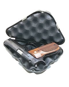 MTM Case-Gard Single Handgun Case made of Nylon with Black Finish & Foam Padding 9.50 x 5.90" x 2.10" Exterior Dimensions"